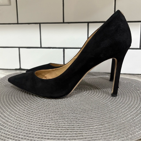 SAM EDELMAN Hazel Pump Black Suede Size 9 - Picture 2 of 13